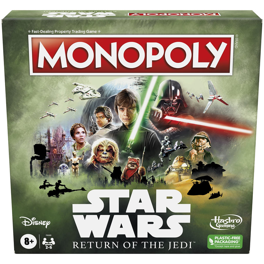 Hasbro Monopoly Star Wars Return of The Jedi Board Game, Plastic