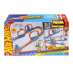 Hot Wheels Track Creator Triple Loop Pack & 1:64 Scale Toy Car, Track-Building Set