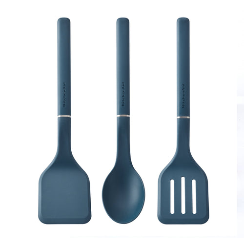 KitchenAid 3-Piece Cooking Utensils Set with Ergonomic Handles, Agave