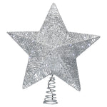 LED Star Christmas Tree Topper, Silver, 15", by Holiday Time
