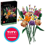 LEGO Botanicals Flower Bouquet Building Set - Artificial Flowers for Decoration for Home and Display, Ages 18+ - Small Fake Flowers for Table, Desk, Office - Birthday or Anniversary Gift Idea - 10280
