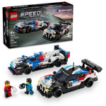 LEGO Speed Champions BMW M4 GT3 & BMW M Hybrid V8 Building Toys - Race Car Toys for Kids, Boys & Girls, Ages 9+ - Birthday Gift W/ 2 Minifigures - 76922