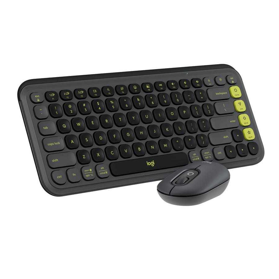 Logitech ICON COMBO, Bluetooth keyboard and mouse combo, comfortable typing, programmable keys and buttons - Graphite