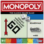 Monopoly Classic Board Game for Kids & Adults, Family Game with Storage Tray, Ages 8+