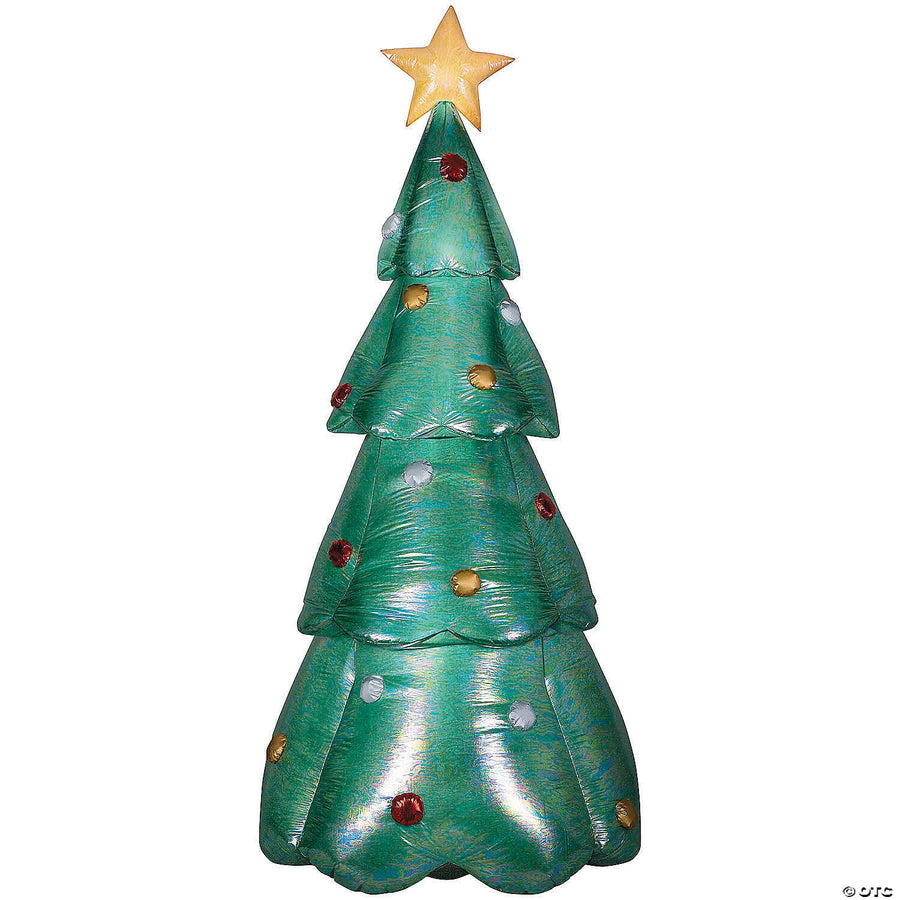 Airblown Mixed Media Green Christmas Inflatable