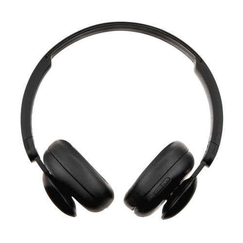 onn Wireless On-ear Headphones with Bluetooth, Black