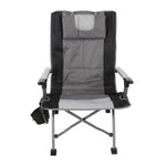 Ozark Trail High Back Camping Chair, Black, Adult