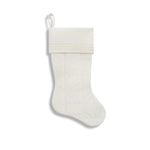 Quilted Velvet Christmas Stocking with Pick-Stitch Detail