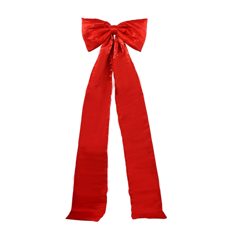 Satin Bow Christmas Tree Topper, Red, 7', by Holiday Time