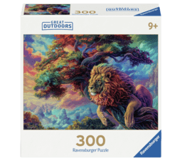 Ravensburger Great Outdoors Puzzle Series - The Lion's Perch, 300 Pieces Puzzle for Teens Ages 14+