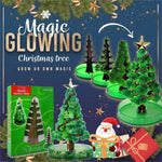 YANHAIGONG Tabletop Mini Christmas Tree,Small Christmas Tree Decorations,Artificial Tabletop Christmas Tree with Lights,Christmas Gift Paper Tree Growing Tree Toy Boys Girls Novelty 20ml