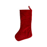 Velvet Christmas Stocking, Burgundy, 18.75", by Holiday Time – view 3