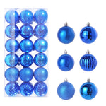 ABOUTYES 36Pcs Christmas Balls Ornaments, Christmas Shatterproof Ball with Strings - Christmas Decorations for Xmas Tree, Holiday, Wedding, Party, Christmas Ornaments (Free Pendant) – view 3