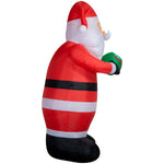 Multicolor Santa Holding Ornament Christmas Airblown Yard Inflatable, 10', by Holiday Time