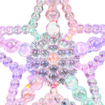 LED Beaded Star Christmas Tree Topper, Iridescent, 7.5", by Holiday Time – view 3