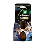 Air Wick Vibrant Deep Blue Sea & Beach Wood refill in blister pack with brown oil bottle