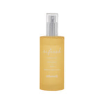 Allswell frosted yellow 'refresh' room and linen spray bottle with clear cap and visible label text