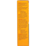 Narrow orange side panel of Arm & Hammer Fresh Scentsations box with directions and bilingual usage instructions in small text