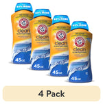 Four Arm & Hammer Clean Scentsations purifying waters 45 oz bottles arranged with a beige banner reading "4 Pack"