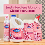 Assorted Clorox Scentiva products grouped together with headline Smells like cherry blossom, Cleans like Clorox