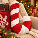 Candy Cane Decorative Christmas Pillow, Red and White, 10.5" x 17.5", by Holiday Time – view 2