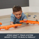 Hot Wheels Track Creator Boosted Jump Speedway Set with 1:64 Scale Toy Car & Motorized Booster – view 2