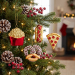 4-Count Multicolor Food Mini Christmas Ornaments, by Holiday Time