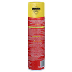 Rear view of Bengal Gold Roach Spray can showing full caution and storage text on red background and yellow cap.