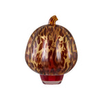 Tortoiseshell patterned pumpkin-shaped plug-in fragrance warmer front on white background