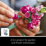 LEGO Botanicals Flower Bouquet Building Set - Artificial Flowers for Decoration for Home and Display, Ages 18+ - Small Fake Flowers for Table, Desk, Office - Birthday or Anniversary Gift Idea - 10280 – view 2