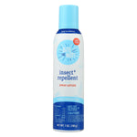 Bite Me Not insect repellent spray lotion can with light-blue cap and white label reading “insect repellent” and “spray lotion.”