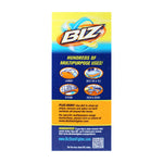 Narrow BIZ panel advertising multipurpose uses with icons for laundry, bath, kitchen and outdoor areas.