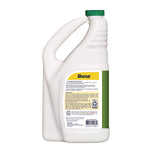 Back view of a Bona hard-surface floor cleaner refill jug showing product directions, ingredient panel, and barcode