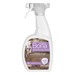 Bona Pet System multi-surface floor cleaner spray bottle showing label, pet images and an Odor Guard badge.
