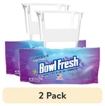 Two Bowl Fresh lavender-scented toilet bowl deodorizer packs with white plastic hangers and a "2 Pack" label