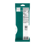 Back of a Breath Savers Wintergreen pouch showing nutrition facts, barcode and teal packaging details.