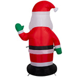 Multicolor Santa Christmas Airblown Yard Inflatable, 4', by Holiday Time – view 3