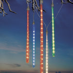 Holiday Time Indoor Outdoor 12-Count Multicolor LED Dripping Icicle Christmas Lights, 16 feet – view 2