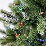 Indoor/Outdoor 50-Count LED Mini Christmas String Lights, Multicolor, Green Wire, 10.2', by Holiday Time