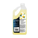Rear label and ingredients panel of a Camco TST lemon-scented grey water odor control bottle