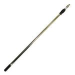 Full-length metal extension pole with a black rubber grip at one end and a threaded connector at the other.