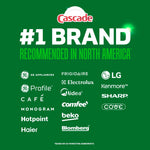 Green panel stating ‘#1 BRAND RECOMMENDED IN NORTH AMERICA’ with multiple appliance brand logos