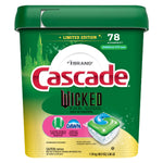 Green Cascade Wicked for Good limited edition tub with Dawn logo and single detergent pod on front