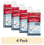 Four Catchmaster Home Pest Traps value-pack bags displayed together with a beige “4 Pack” label below.