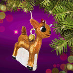 Cody Foster Retro Rudolph Character - 1 Glass Ornament 3.50 Inch, Glass - Santa Misfit Toys Yukon Song Go6011 Clarice – view 2