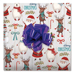 Current Santa & Friends Jumbo Christmas Rolled Gift Wrap - 1 Giant Roll, 23" x 32', Heavyweight, Tear-Resistant – view 2