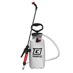 White Chapin HomePro handheld garden sprayer with black handle, red-accent wand and clear hose