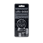 Rear view of Chemical Guys Black Frost vent-clip packaging showing product back, instructions and barcode