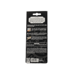 Back of retail carded packaging for Chemical Guys hanging air fresheners with descriptive scent text and usage directions.