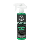 Single Chemical Guys New Car Smell spray bottle front view with black label and green liquid visible